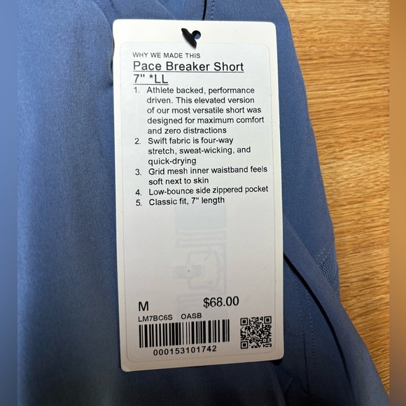 Pace Breaker Short 7’ Liner Less - Picture 4 of 5